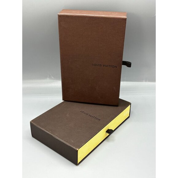 Louis Vuitton Handbags - Louis Vuitton Drawer Style Box 2 Boxes 8.25"x 5.5" Brown & Yellow